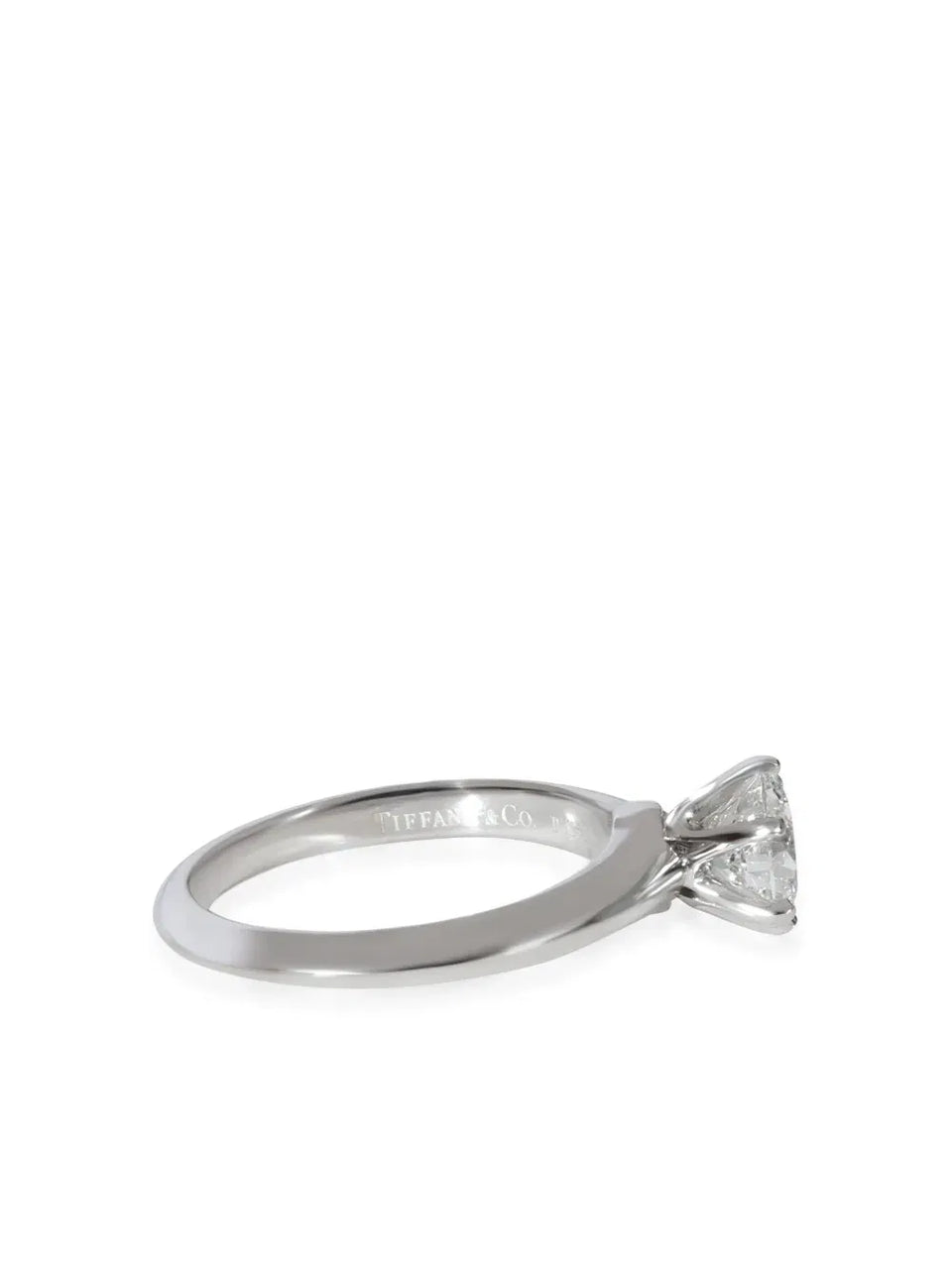 platinum Solitaire diamond engagement ring