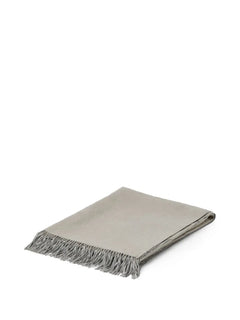 frayed-edge silk blanket