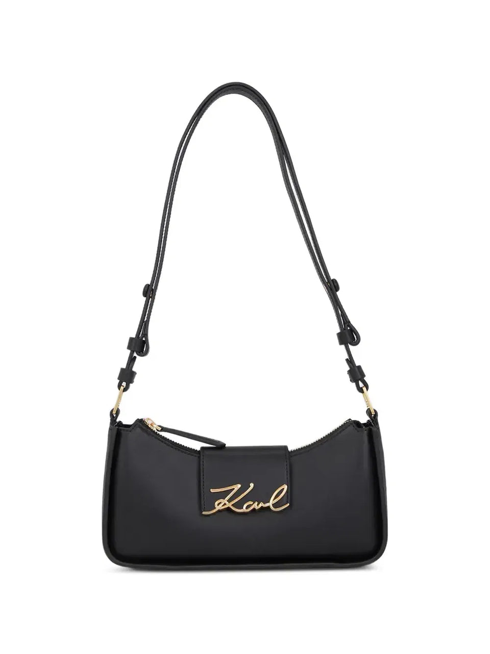logo-plaque shoulder bag