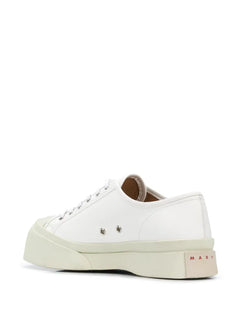Pablo leather flatform sneakers