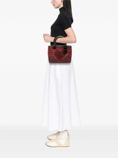 2018 Medium Smooth Calfskin Embroidered Heart Playing Cards Lady Dior satchel