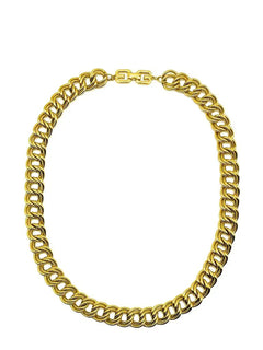 Vintage Givenchy Long Chunky Double Curb Chain 1980s