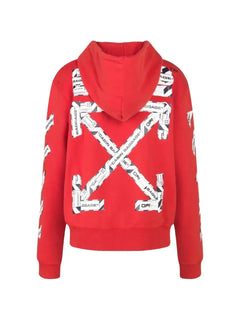 baggage tape arrows Hoodie
