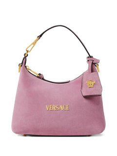 Tag logo shoulder bag
