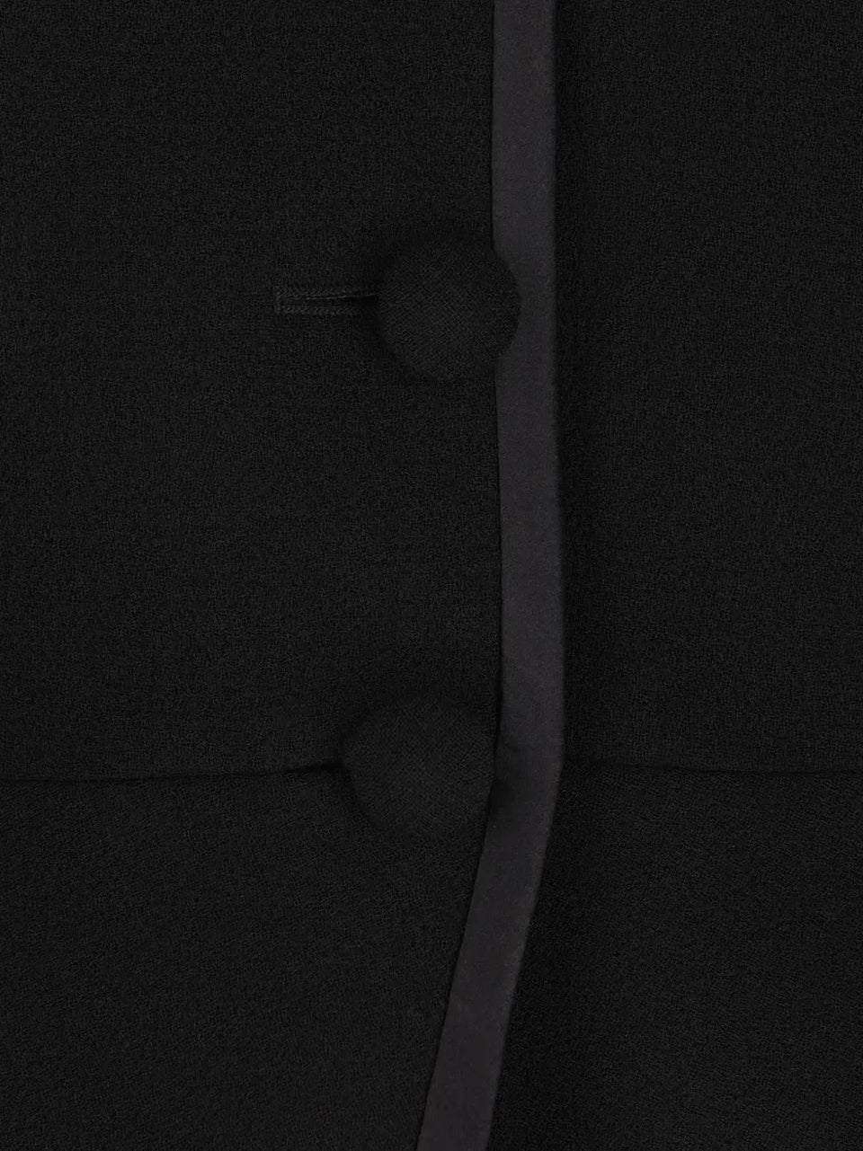 bow-embellishment button-fastening wool jacket