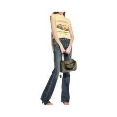 Balenciaga Rodeo Small Croc Shoulder