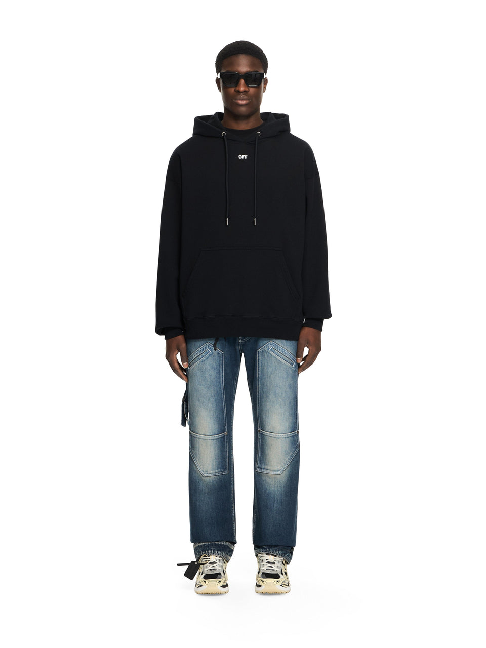 Off White 3D Spray Arrow Skate Hoodie
