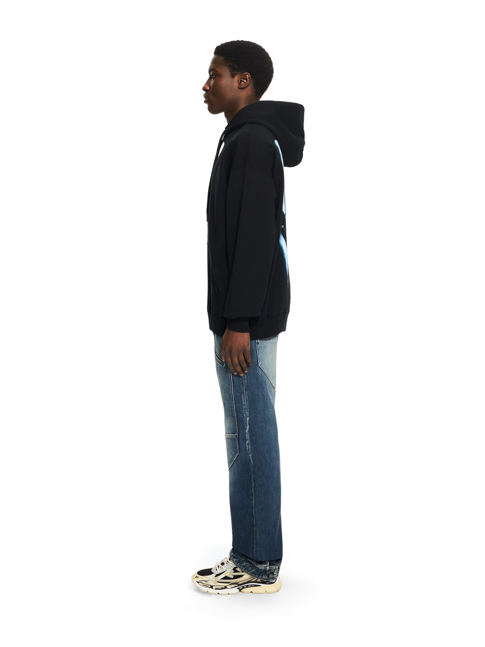 Off White 3D Spray Arrow Skate Hoodie