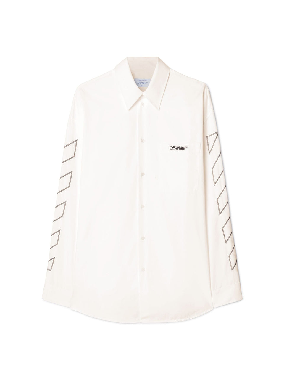 Off White Diag Outl Popl Over Shirt