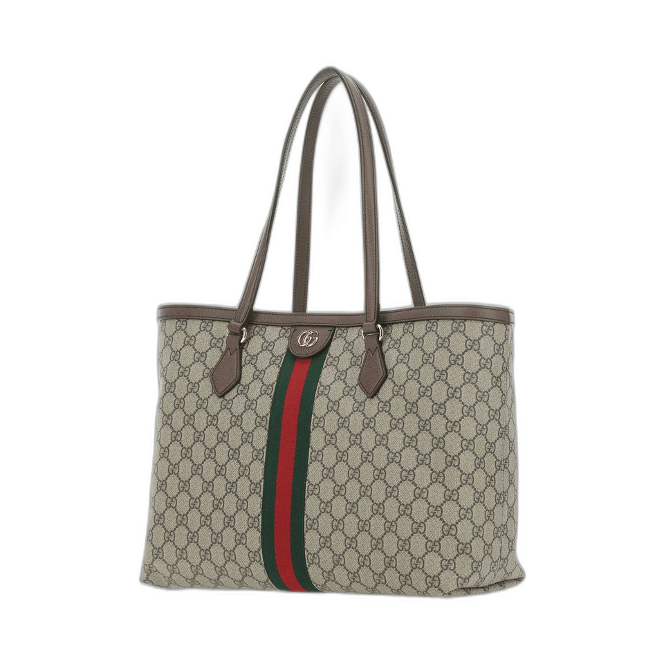 Ophidia Gg Middle-Sized Tote Bag Brown