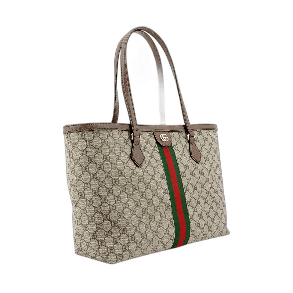 Ophidia Gg Middle-Sized Tote Bag Brown