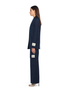 Off-White Gabardine Tailoring Cargo Trousers