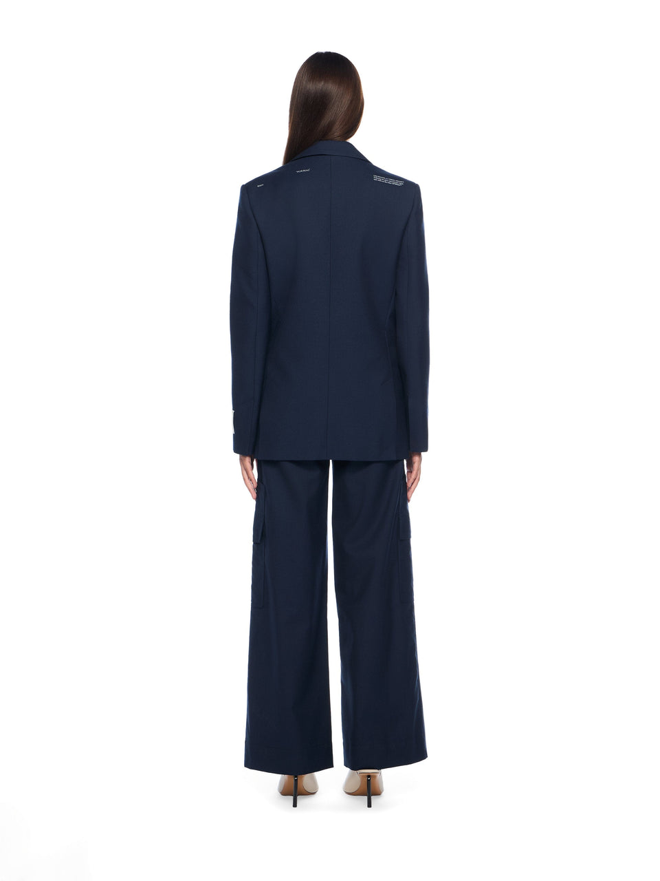 Off-White Gabardine Tailoring Cargo Trousers