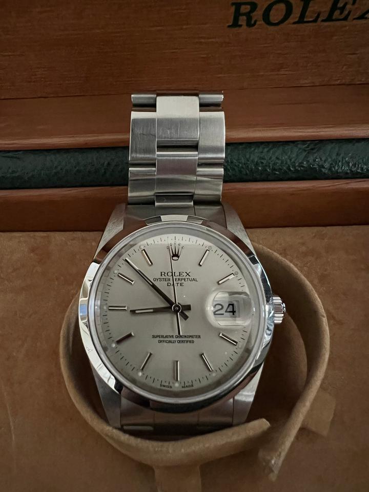 Rolex | Oyster Perpetual | 1500 | Steel | 34 mm | Steel | Silver | Automatic