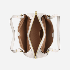 COACH Erin Shoulder Bag Pebbled Leather/Gold/Chalk