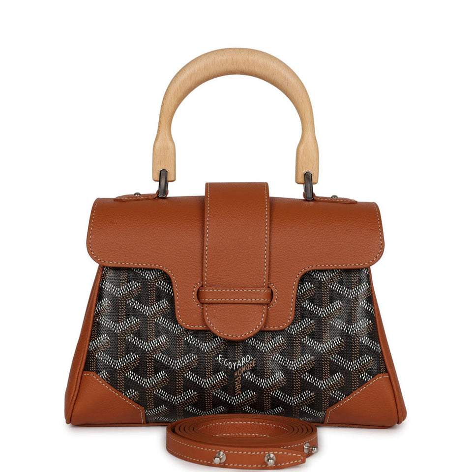 Goyard Saigon Tote Burgundy Goyardine Canvas Palladium Hardware