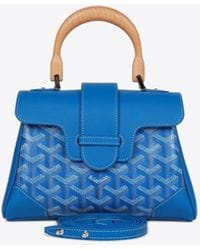 Goyard Saigon Souple Mini Orange Goyardine Palladium Hardware