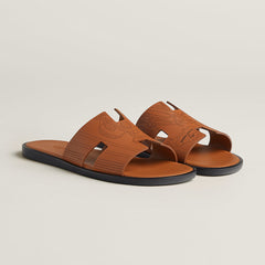 Hermes Jackson Sandal Marron Ebène