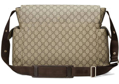 Gucci Diaper Bag Crossbody Gg Supreme Brown