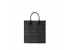 Burberry Slim Vertical Denny Tote Charcoal