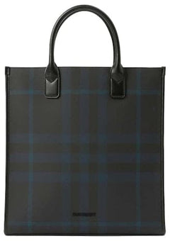 Burberry Slim Vertical Denny Tote Charcoal