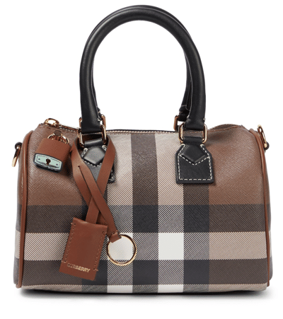 Burberry Mn Drawstring Bag Dark Birch Brown