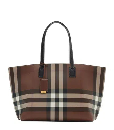 Burberry Mn Drawstring Bag Dark Birch Brown