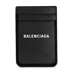 Balenciaga Crocodile Embossed Cash Magnet Card Holder