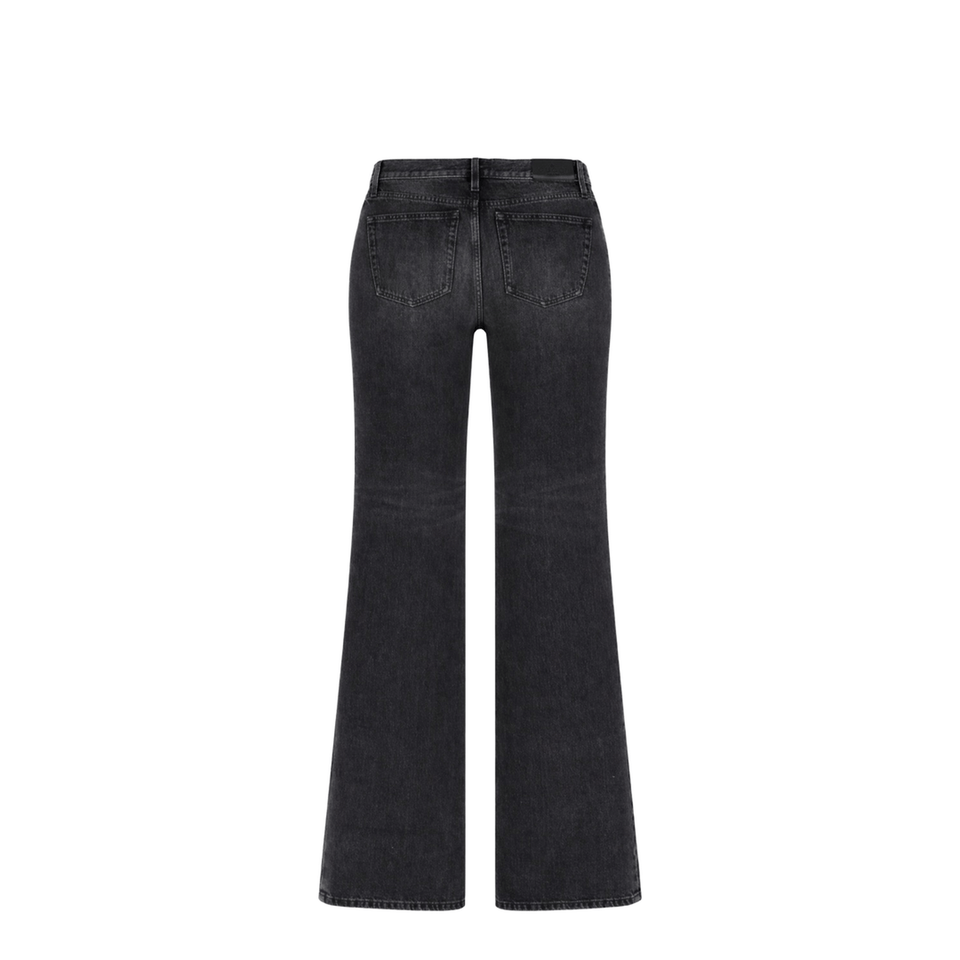Denim Jeans with Horsebit Detail