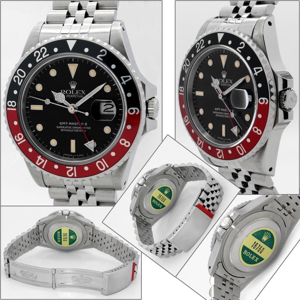 Rolex | GMT-Master II | 16760 | Steel | 40 mm | Steel | Black | Automatic