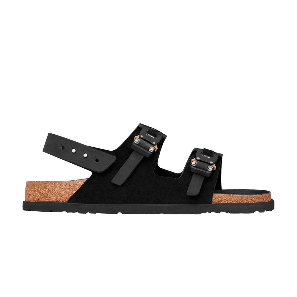 Dior x Birkenstock Milano Sandal Black