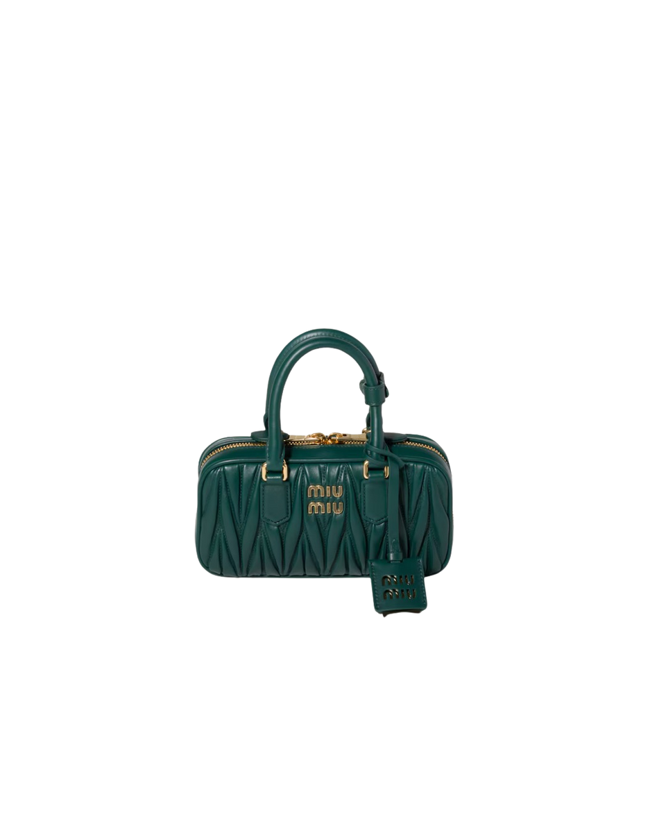 Arcadie matelassé nappa leather mini-bag