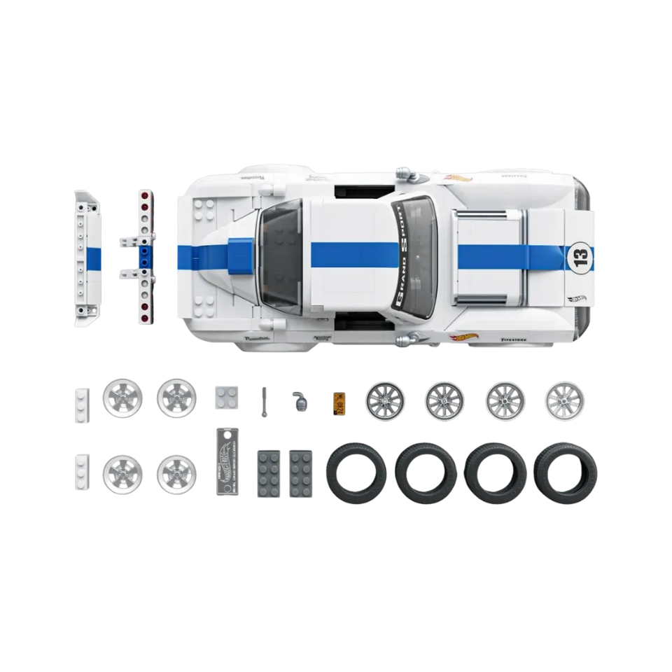 Mattel Brick Shop Hot Wheels Corvette Grand Sport Building Set