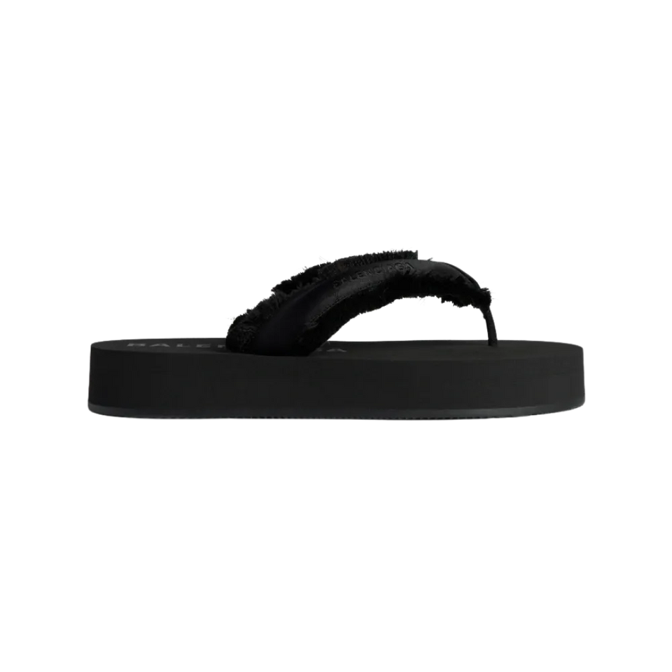 Balenciaga Jet Lag Thong In Black
