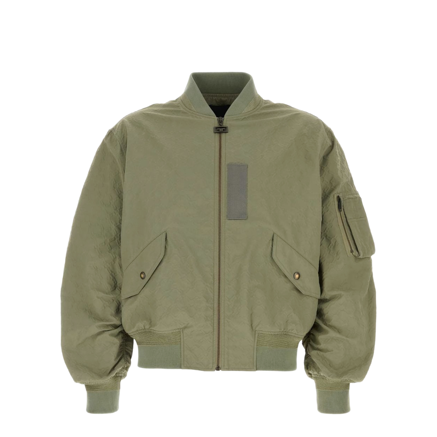 Bomber in Textured Monogram 72 Almond Green