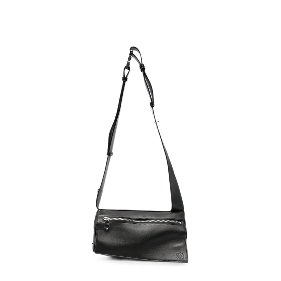 Loewe Puzzle Edge Small Calfskin Bumbag - Black