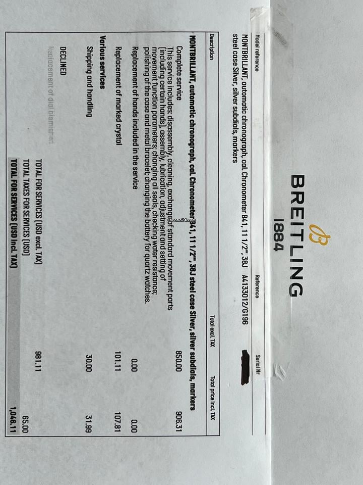 Breitling Montbrillant