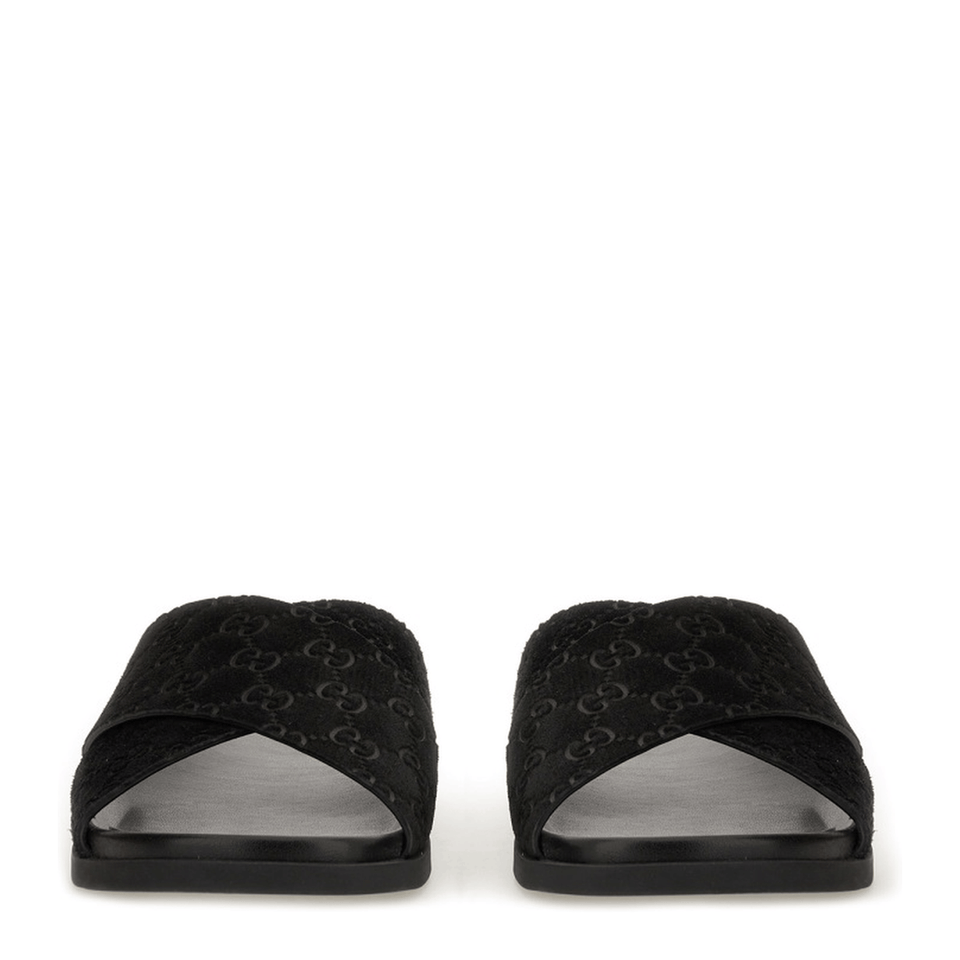 Sandal Slider with GG Pattern