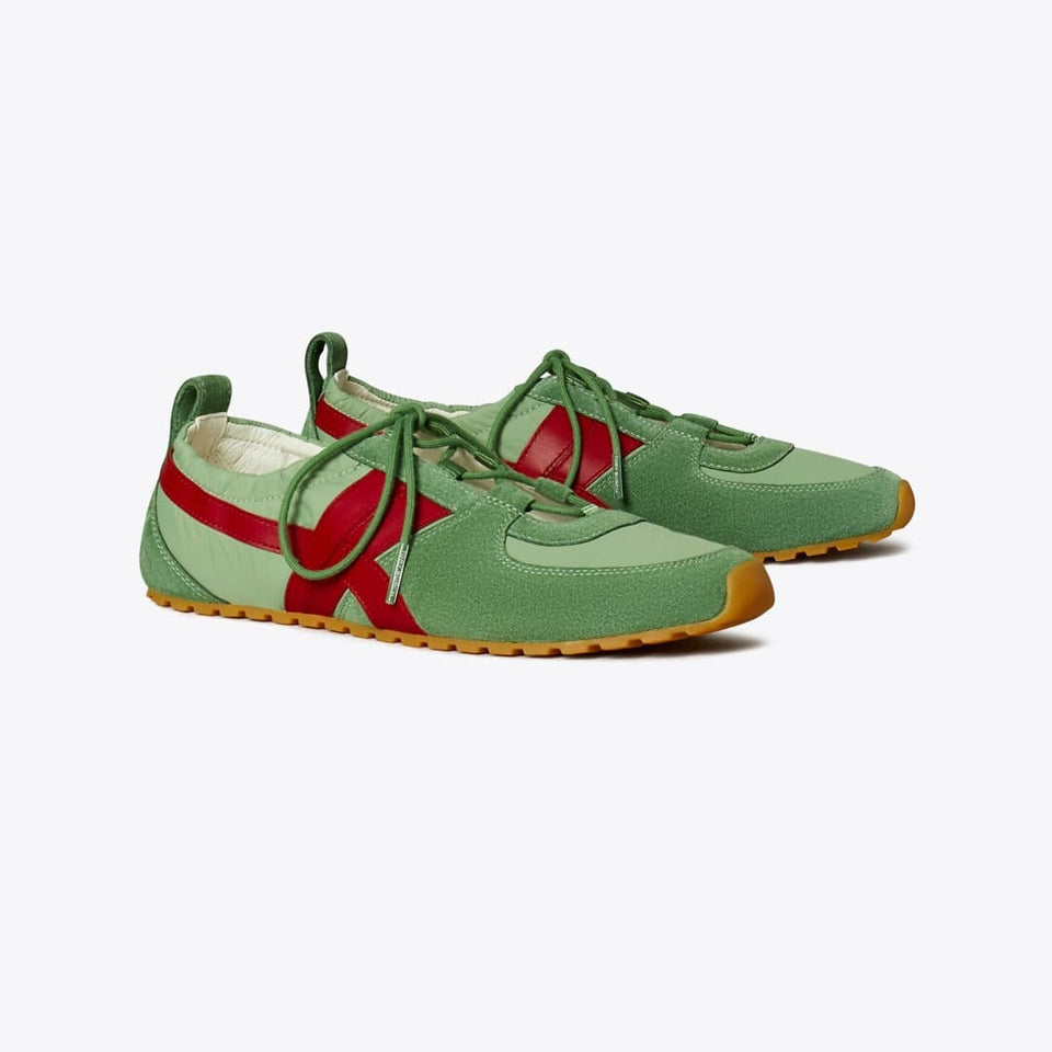 Tory Burch Hank Ballet Sneaker OLIVE / TORY RED / OLIVE