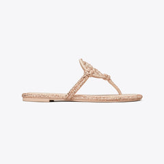 Tory Burch Miller Crystal Knotted Sandal ROSE PINK