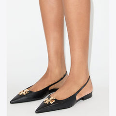 Tory Burch Eleanor Slingback Flat PERFECT BLACK