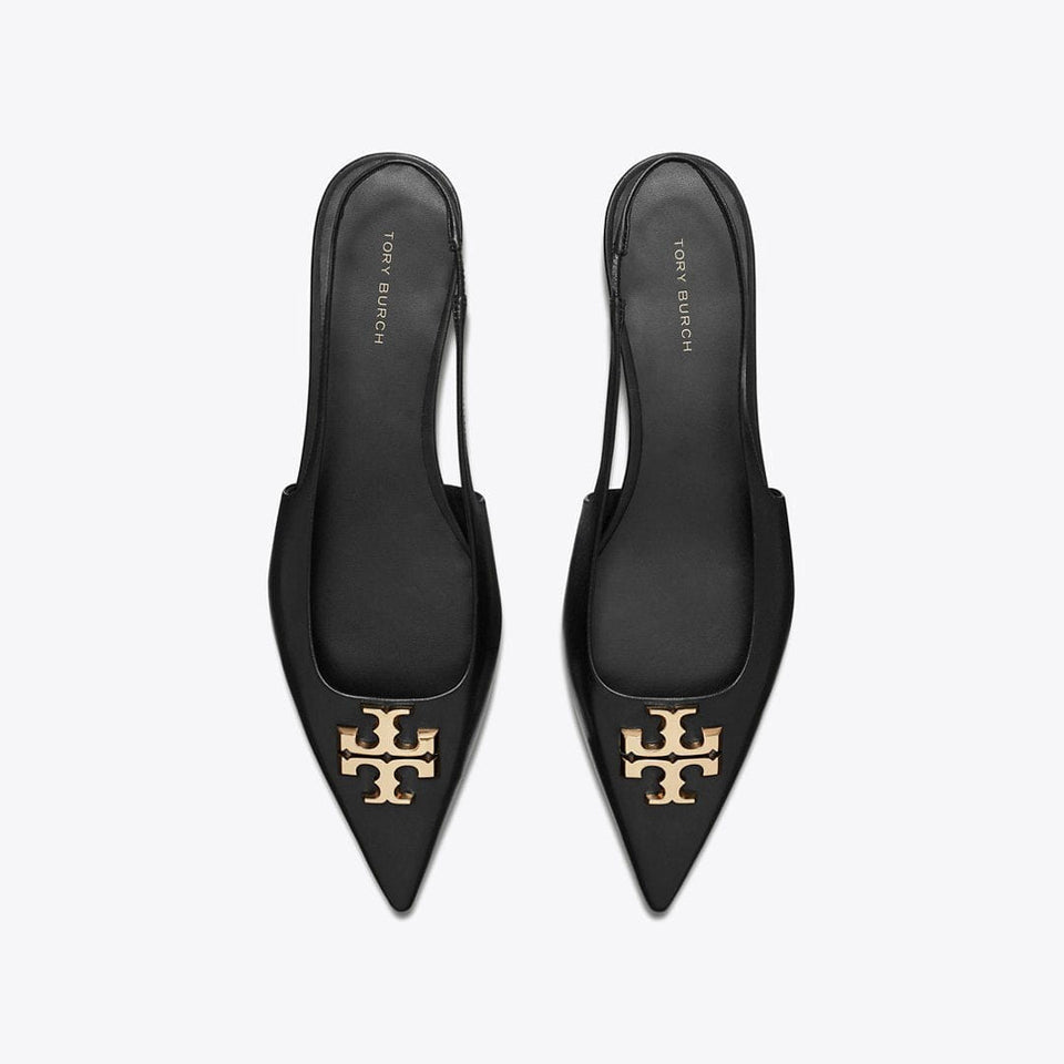 Tory Burch Eleanor Slingback Flat PERFECT BLACK