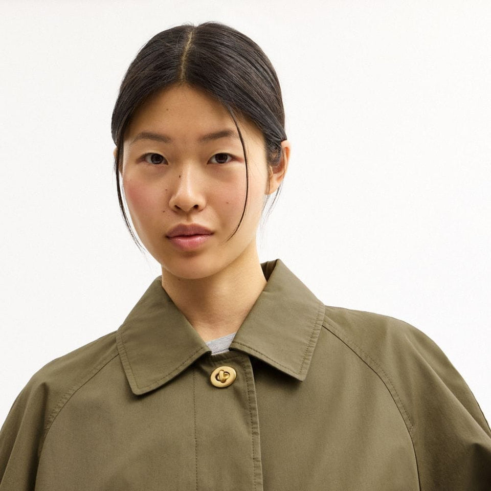 Coach Lightweight Trench Coat Ash