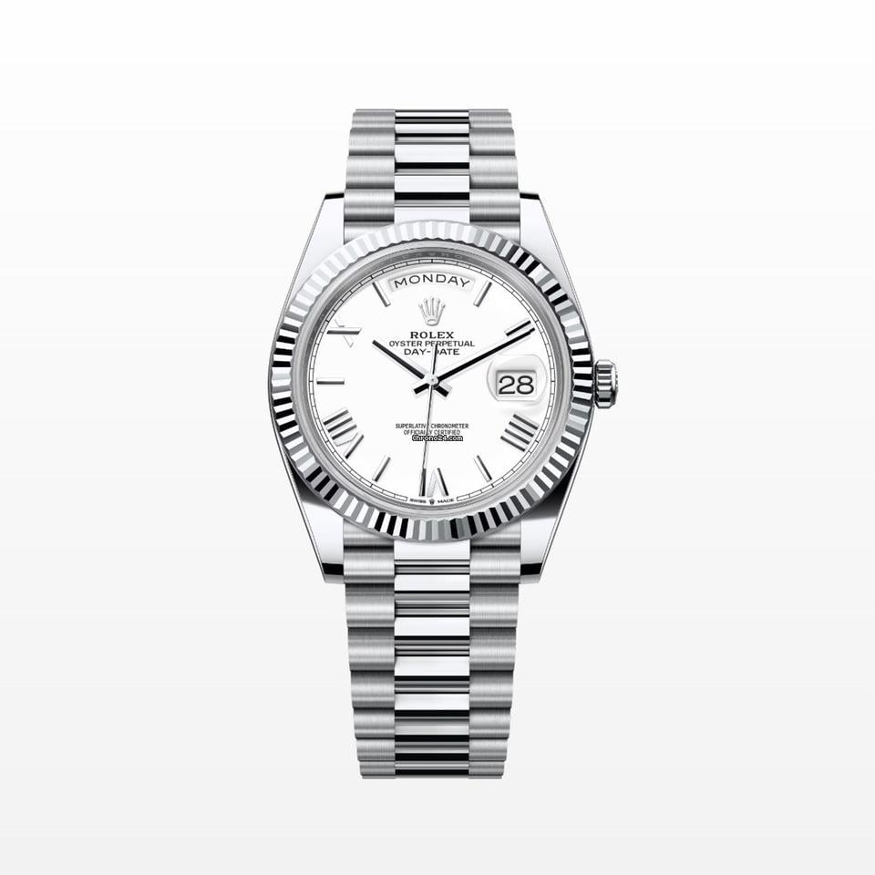 Rolex | Day-Date | 228236 | Platinum | 40 mm | Platinum | White | Automatic