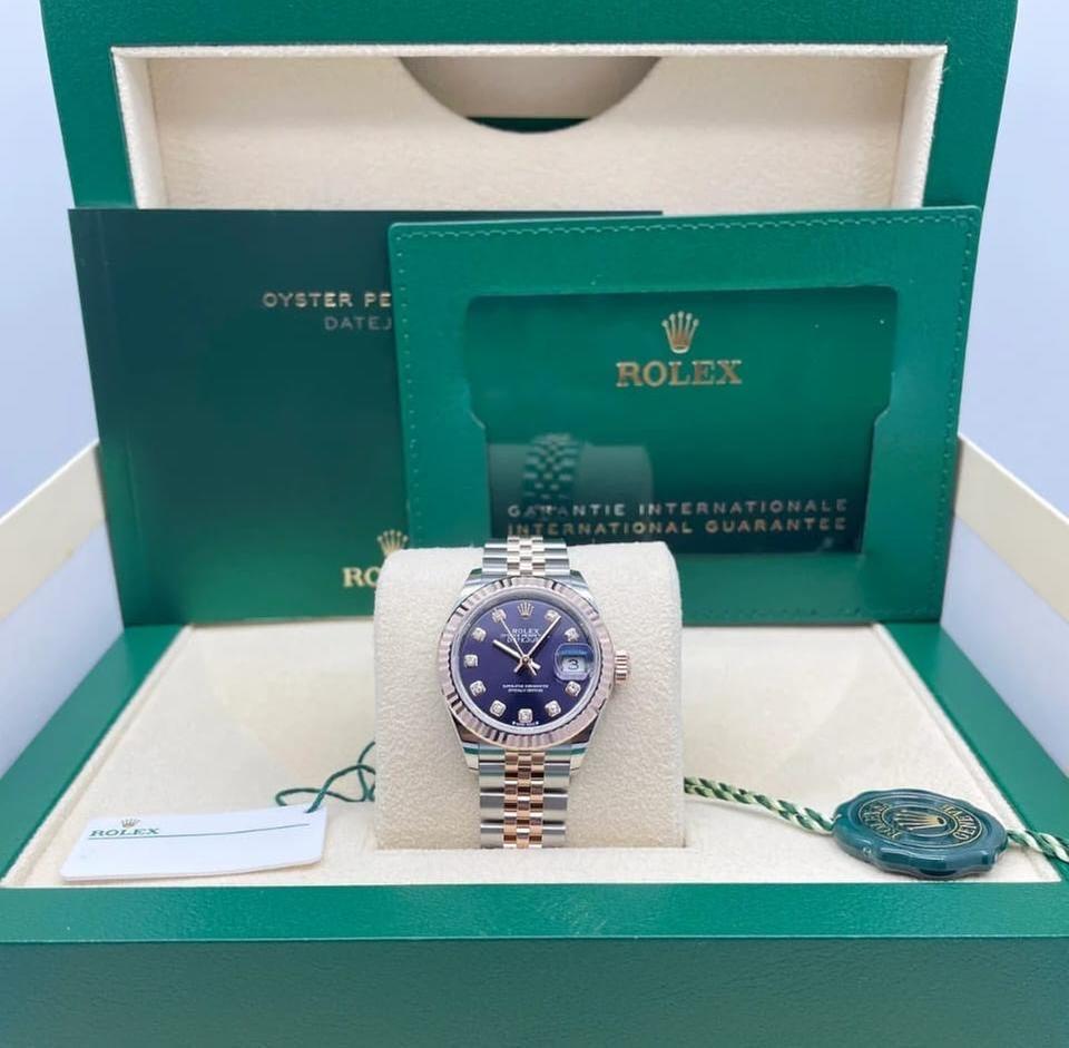Rolex | Datejust | 279171 | Steel | 28 mm | Gold/Steel | Purple | Automatic