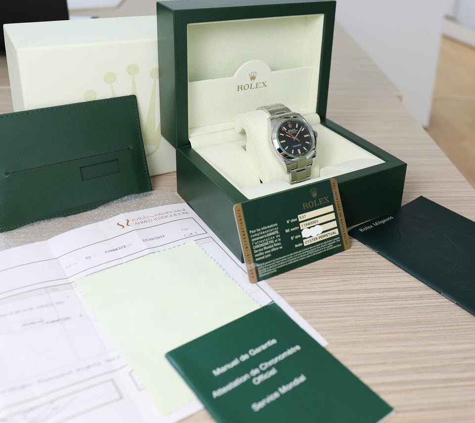 Rolex | Milgauss | 116400GV | Steel | 40 mm | Steel | Black | Automatic