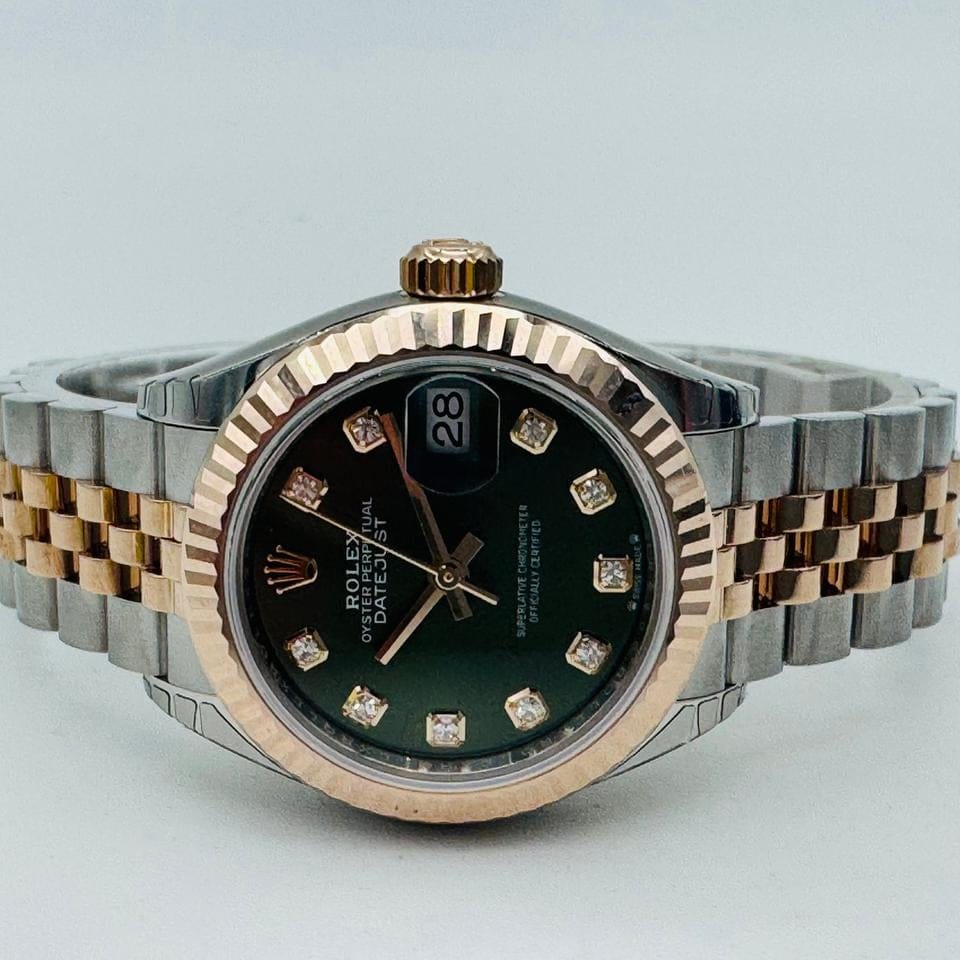 Rolex | Datejust | 279171 | Gold/Steel | 28 mm | Gold/Steel | Green | Automatic