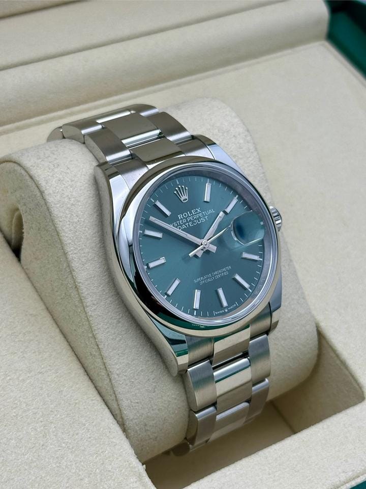 Rolex | Datejust | 126200 | Steel | 36 mm | Steel | Green | Automatic