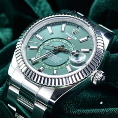 Rolex | Sky-Dweller | 336934 | Steel | 42 mm | Steel | Green | Automatic