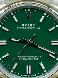 Rolex | Oyster Perpetual | 126000 | Steel | 36 mm | Steel | Green | Automatic